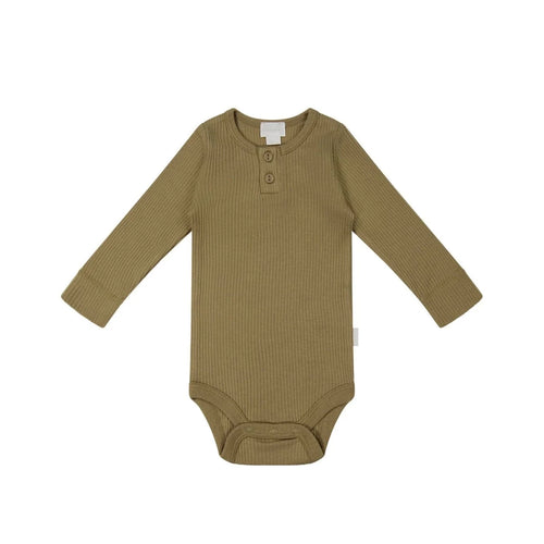 Jamie Kay Modal Long Sleeve Bodysuit - Buffalo - Organic Cotton