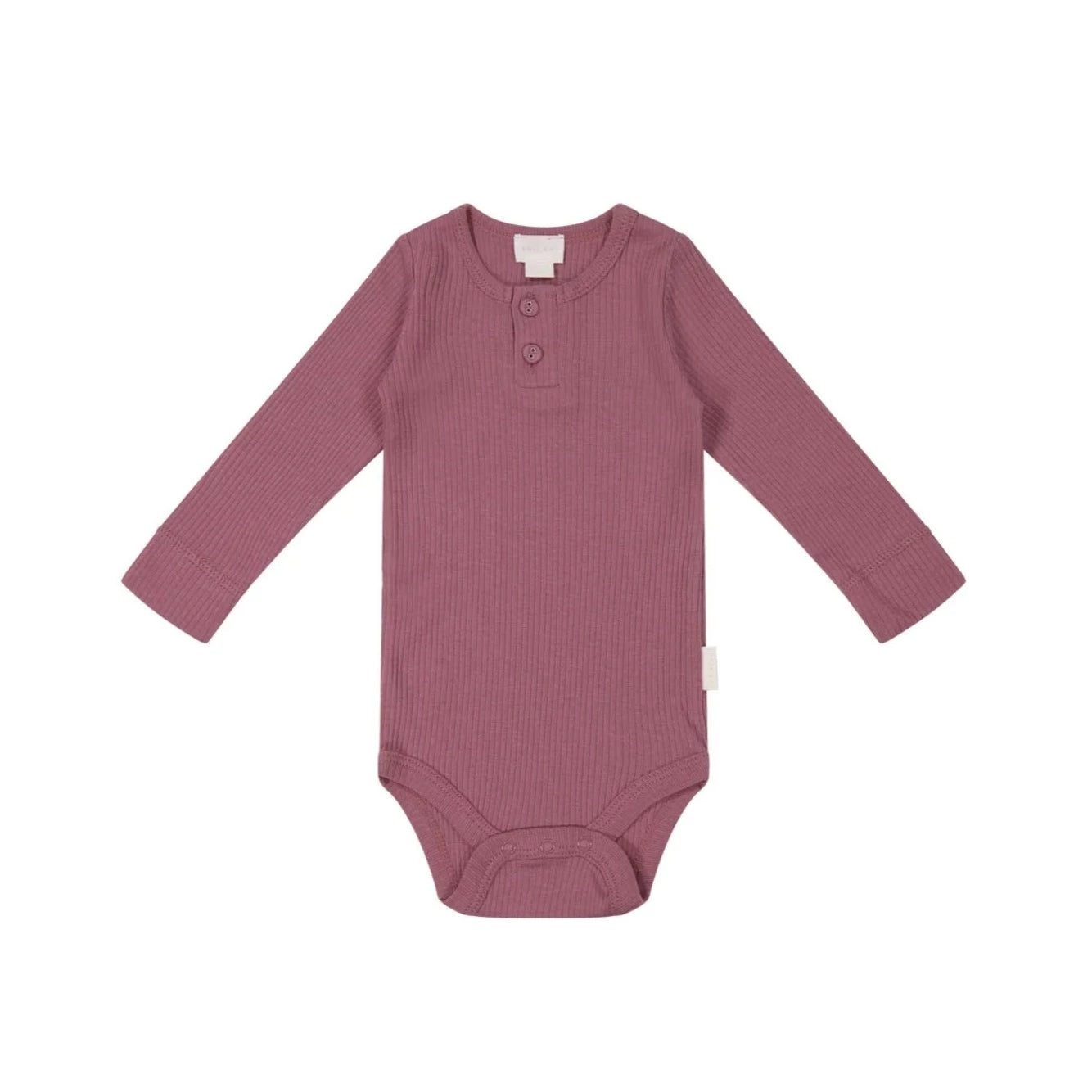 Jamie Kay Organic Cotton Modal Long Sleeve Bodysuit - Rosette Bodysuit Jamie Kay 