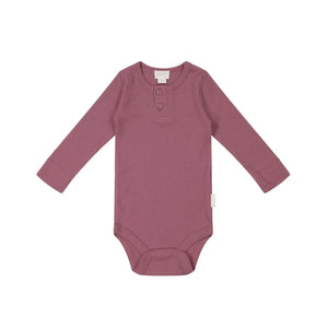 Jamie Kay Modal Long Sleeve Bodysuit - Rosette - Organic Cotton