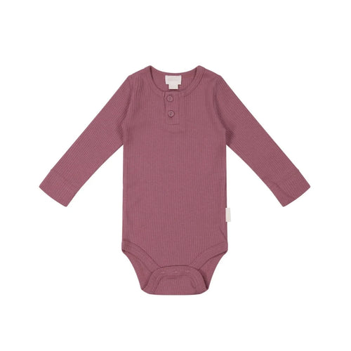 Jamie Kay Modal Long Sleeve Bodysuit - Rosette - Organic Cotton