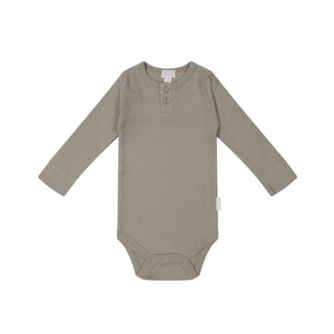 Jamie Kay Modal Long Sleeve Bodysuit - Twig - Organic Cotton