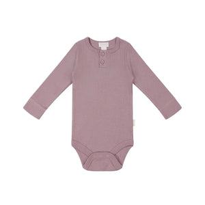 Jamie Kay Modal Long Sleeve Bodysuit - Vintage Violet - Organic Cotton