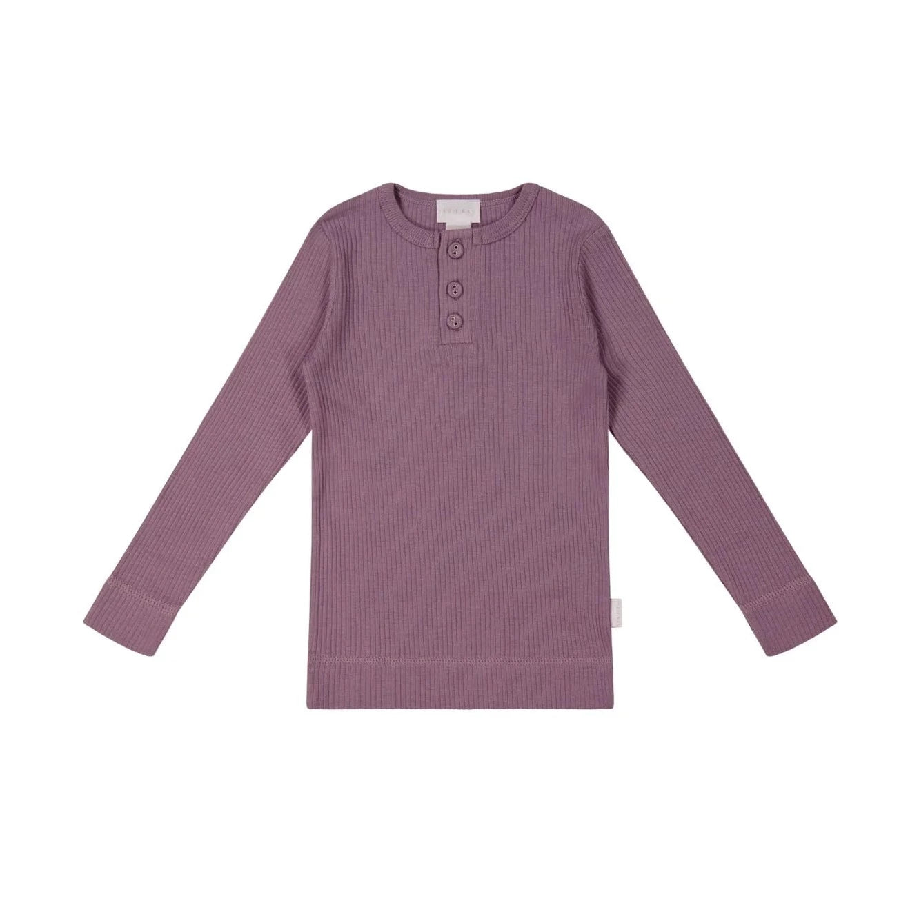 Jamie Kay Organic Cotton Modal Long Sleeve Henley - Della Long Sleeve T-Shirt Jamie Kay 
