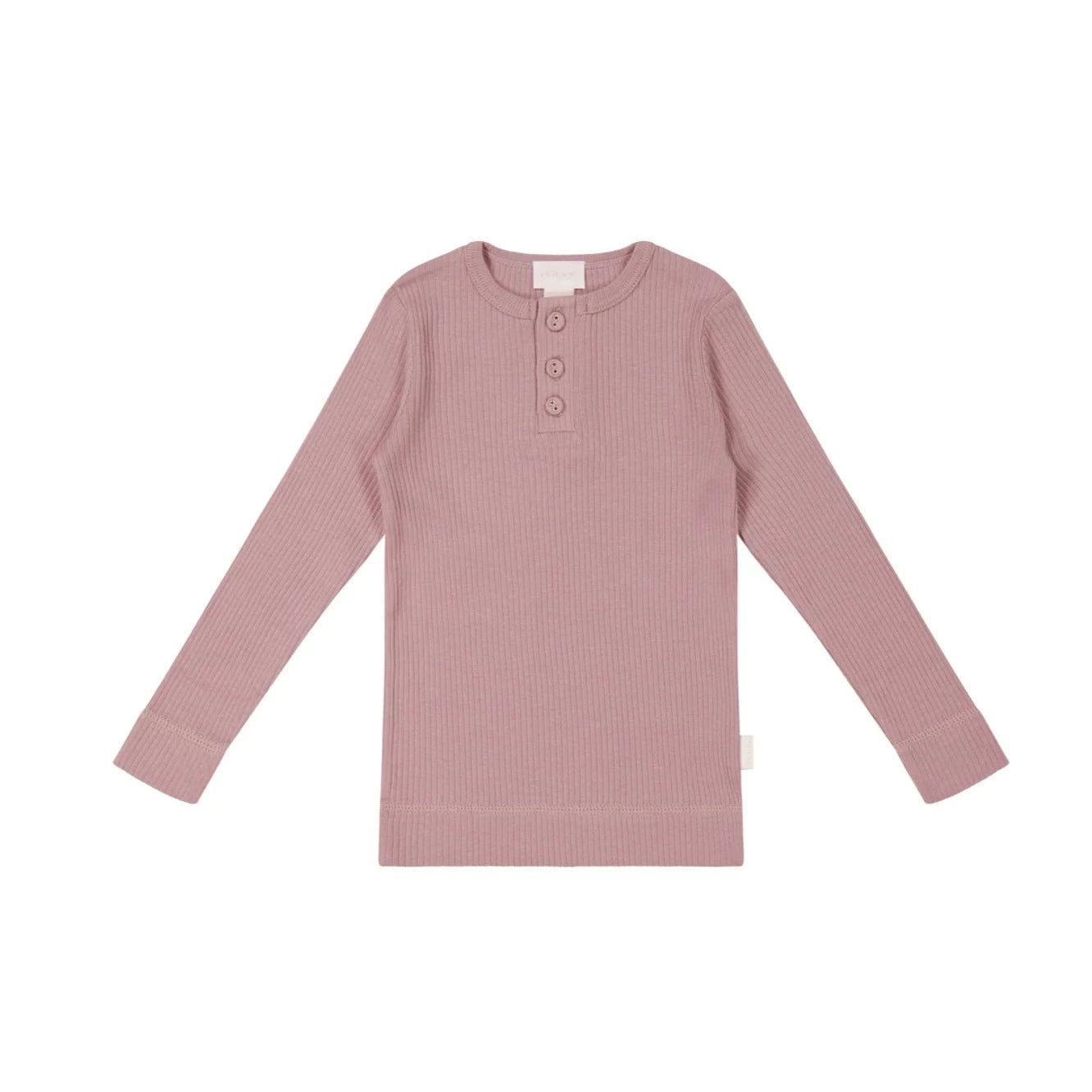 Jamie Kay Organic Cotton Modal Long Sleeve Henley - Doll Long Sleeve T-Shirt Jamie Kay 