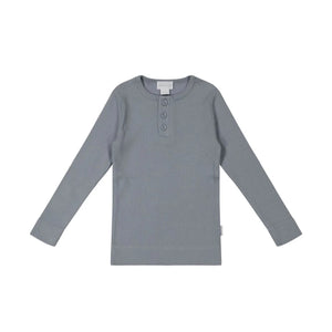 Jamie Kay Modal Long Sleeve Henley - Finch - Organic Cotton