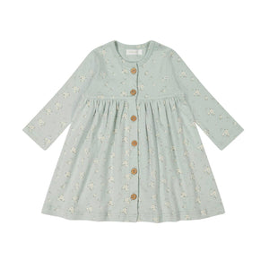 Jamie Kay Poppy Dress - Lulu Blue - Organic Cotton