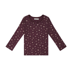 Jamie Kay Long Sleeve Top - Irina Fig - Organic Cotton