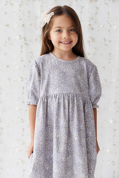 Jamie Kay Penny Dress - April Lilac - Organic Cotton Short Sleeve Dress Jamie Kay 