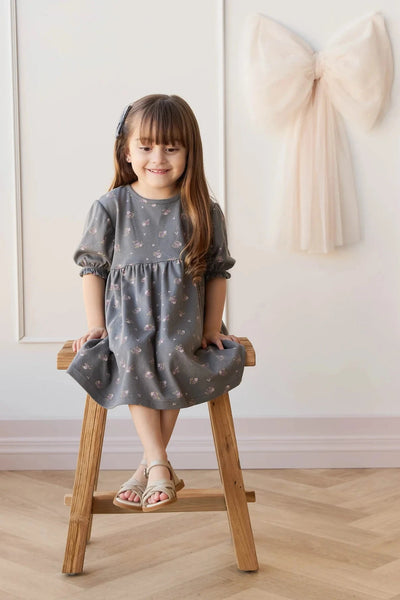 Jamie Kay Penny Dress | Simone Lava - Organic Cotton Short Sleeve Dress Jamie Kay 