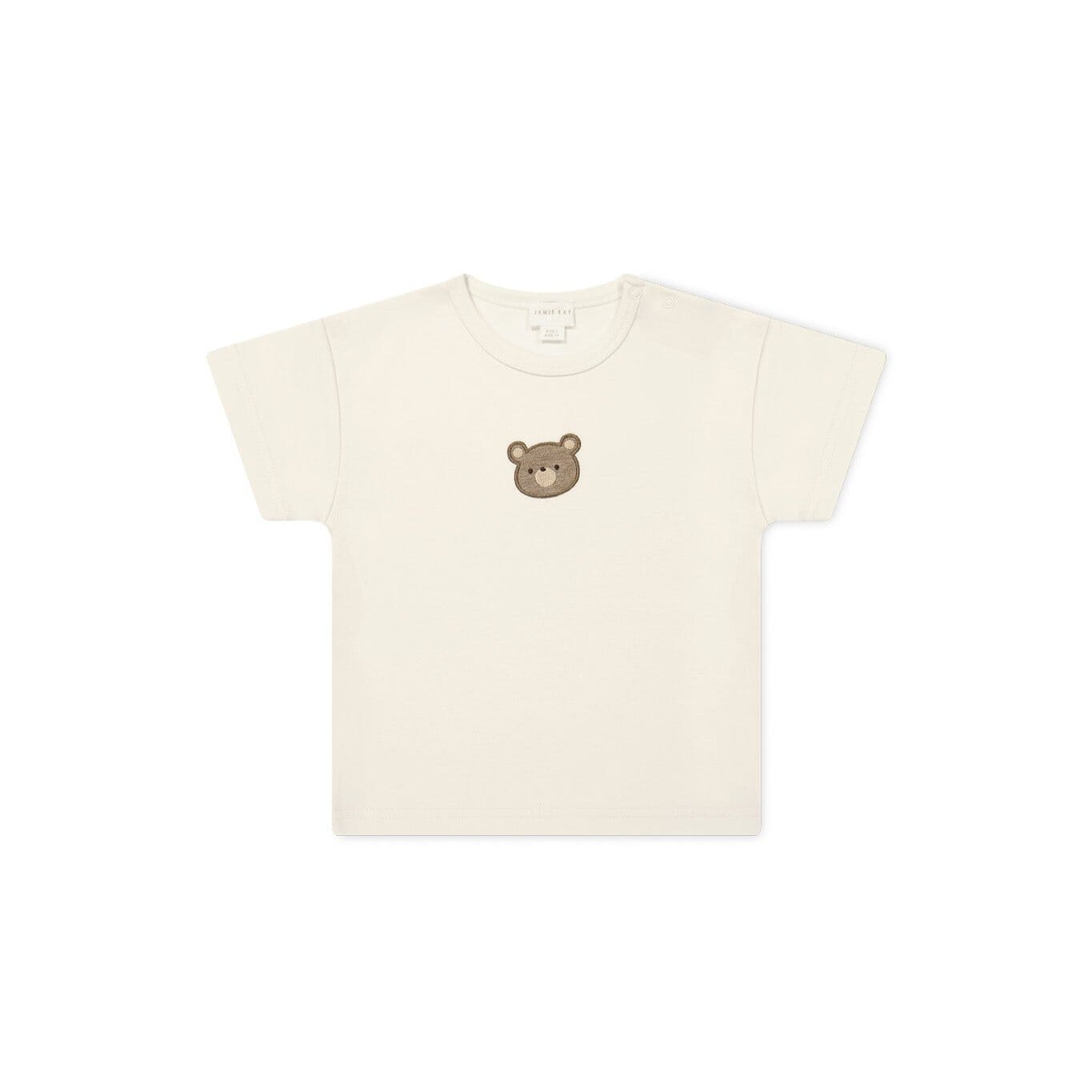 Jamie Kay Pima Cotton Hunter Tee - Cloud Bear Short Sleeve T-Shirt Jamie Kay 