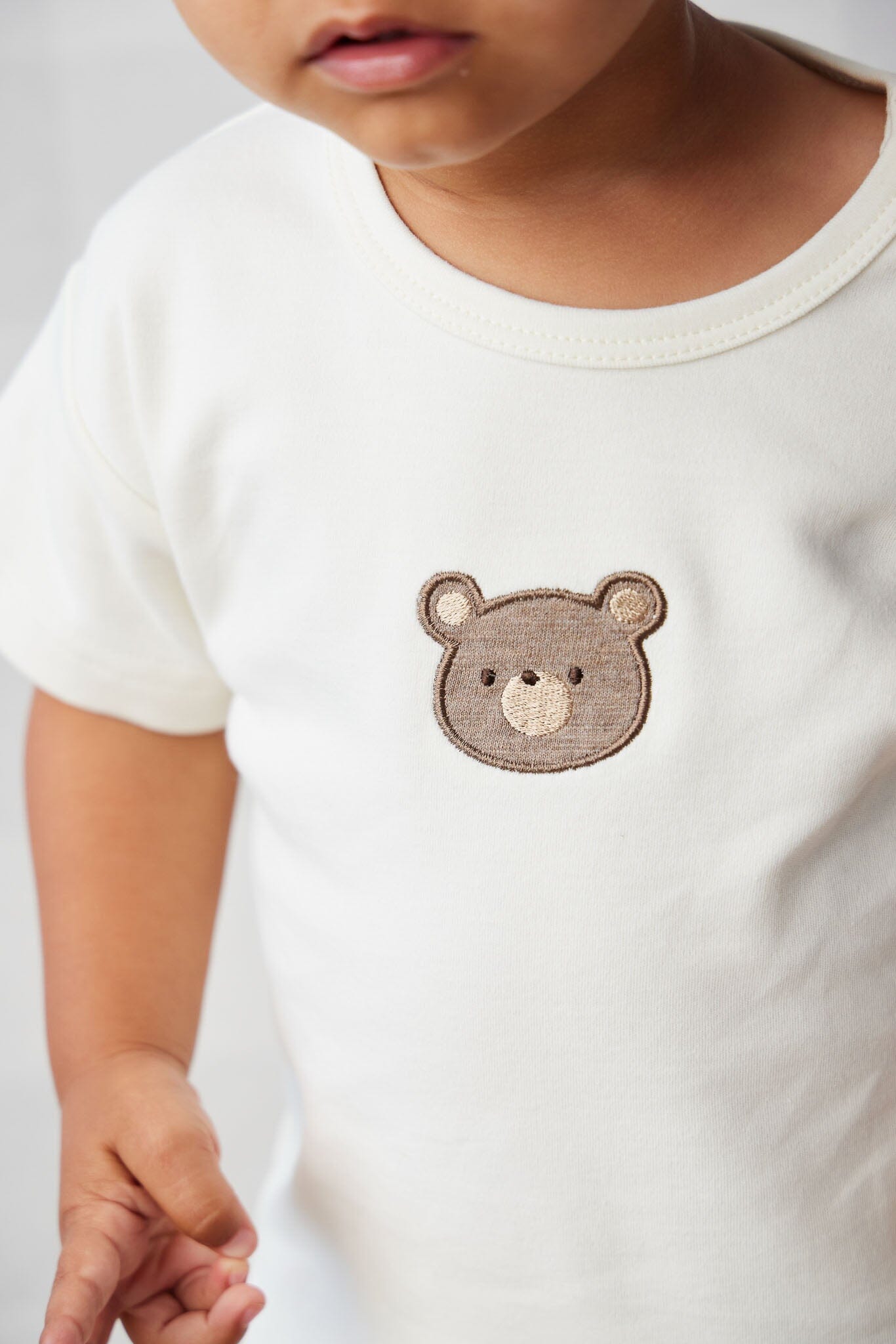 Jamie Kay Pima Cotton Hunter Tee - Cloud Bear Short Sleeve T-Shirt Jamie Kay 