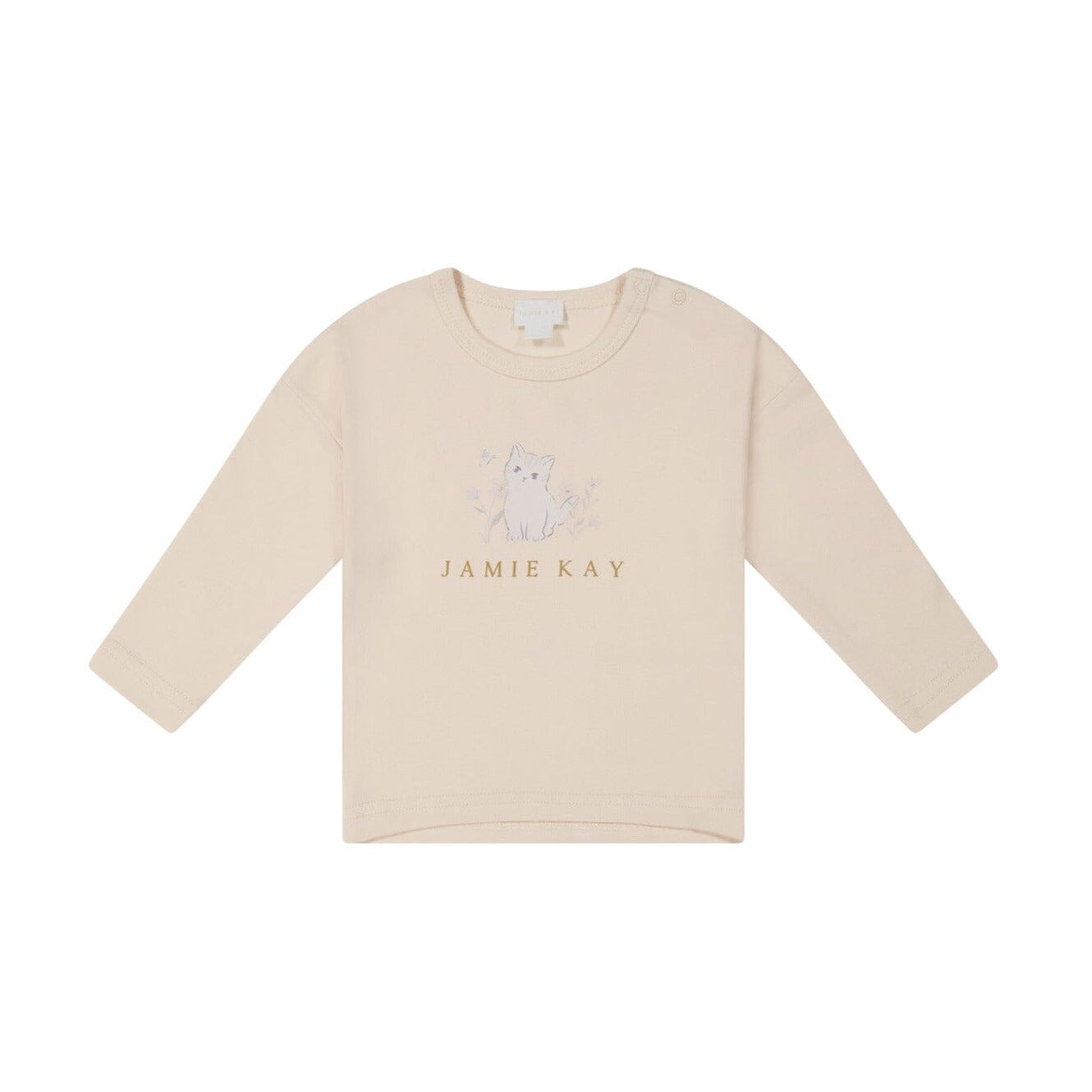 Jamie Kay Pima Cotton Marley Long Sleeve Top - Ballet Pink Long Sleeve T-Shirt Jamie Kay 