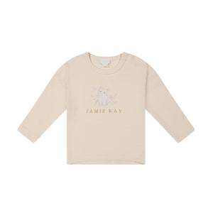 Jamie Kay Marley Long Sleeve Top - Ballet Pink - Pima Cotton