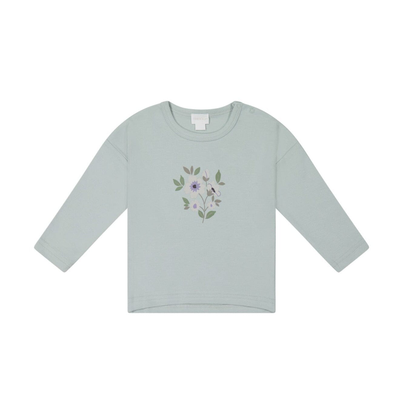 Jamie Kay Pima Cotton Marley Long Sleeve Top - Ocean Spray Long Sleeve T-Shirt Jamie Kay 