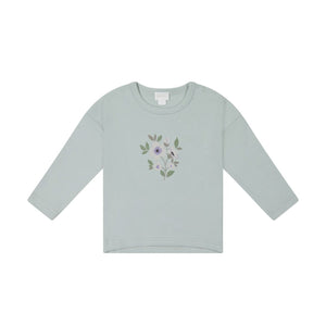 Jamie Kay Marley Long Sleeve Top - Ocean Spray - Pima Cotton