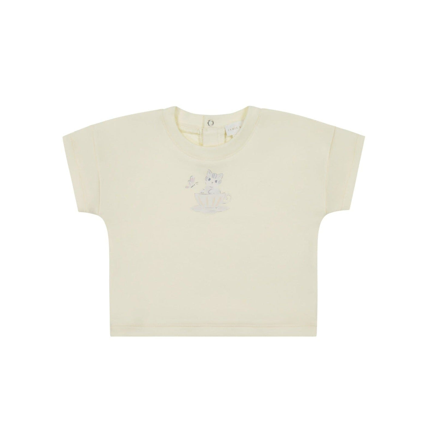 Jamie Kay Pima Cotton Mimi Top - Egret Short Sleeve Top Jamie Kay 