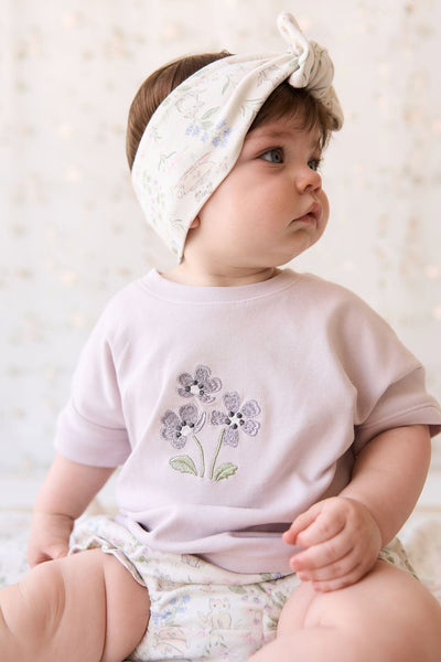 Jamie Kay Pima Cotton Mimi Top - Luna Meadow Flowers Short Sleeve T-Shirt Jamie Kay 