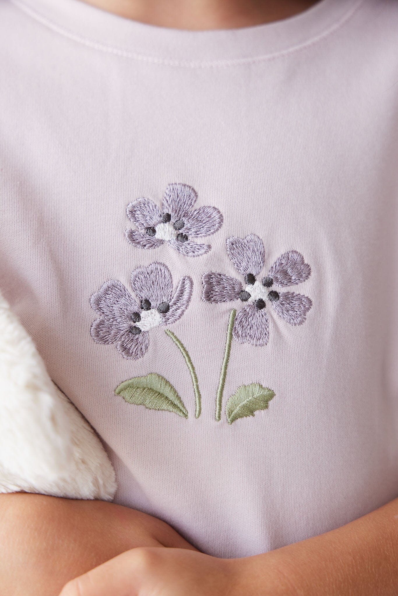 Jamie Kay Pima Cotton Mimi Top - Luna Meadow Flowers Short Sleeve T-Shirt Jamie Kay 