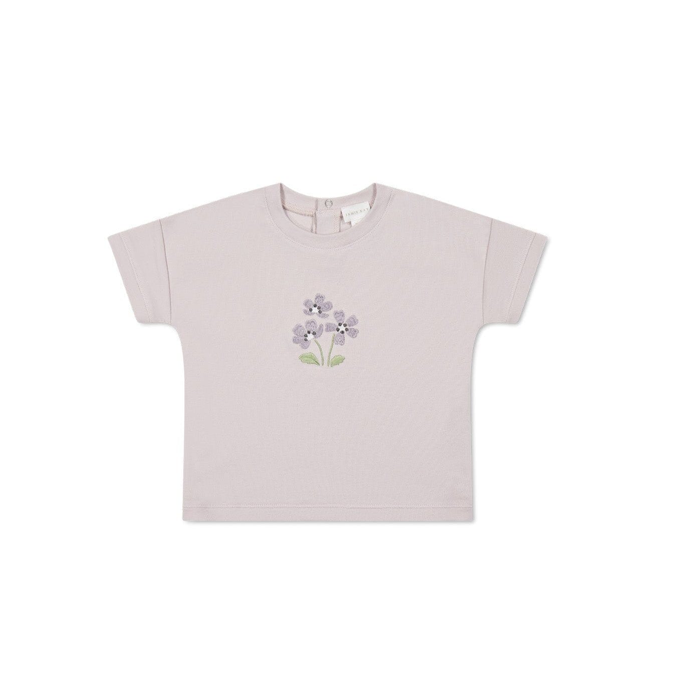 Jamie Kay Pima Cotton Mimi Top - Luna Meadow Flowers Short Sleeve T-Shirt Jamie Kay 