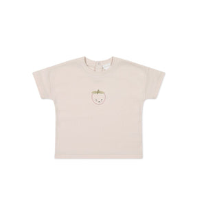 Jamie Kay Pima Cotton Mimi Top - Rosewater Strawberry