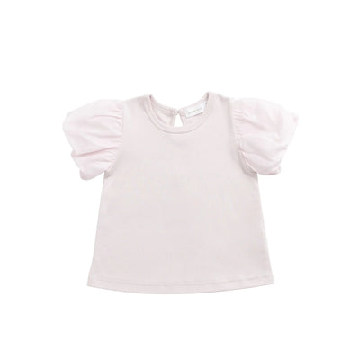 Jamie Kay Pima Cotton Myla Top - Soft Misty Rose Short Sleeve Top Jamie Kay 