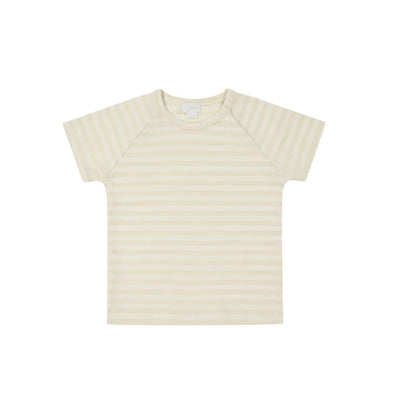 Jamie Kay Pima Cotton Oscar Tee - Oat/Cloud Stripe Short Sleeve T-Shirt Jamie Kay 