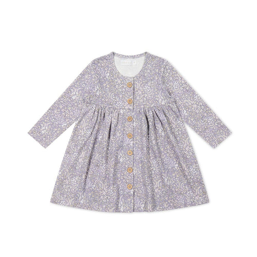 Jamie Kay Poppy Dress - April Lilac - Organic Cotton