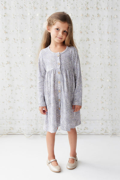 Jamie Kay Poppy Dress - April Lilac - Organic Cotton Long Sleeve Dress Jamie Kay 