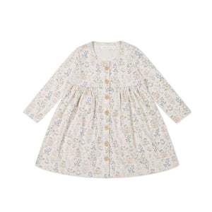 Jamie Kay Poppy Dress - Moons Garden Lavender - Organic Cotton