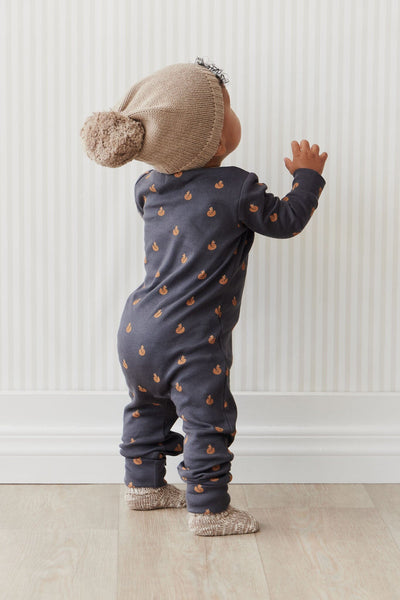 Jamie Kay Reese Zip Onepiece - Fox Cubs Constellation - Organic Cotton Onepiece Jamie Kay 