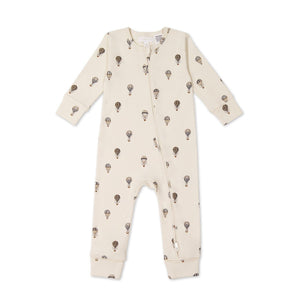 Jamie Kay Reese Zip Onepiece - Montgolfiere Cloud - Organic Cotton