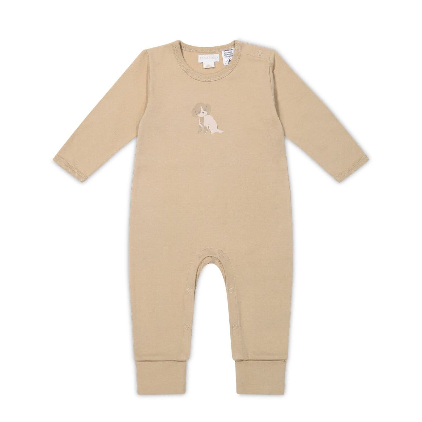 Jamie Kay Rib Onepiece - Charlie the Dog Cashew Onepiece Jamie Kay 