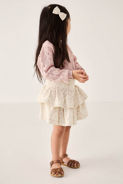 Jamie Kay Ruby Skirt - Rosalie Floral Mauve Skirts Jamie Kay 