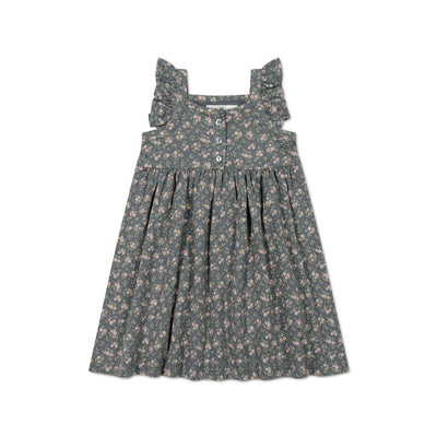 Jamie Kay Sienna Dress - Rosalie Floral Lava - Organic Cotton Sleeveless Dress Jamie Kay 