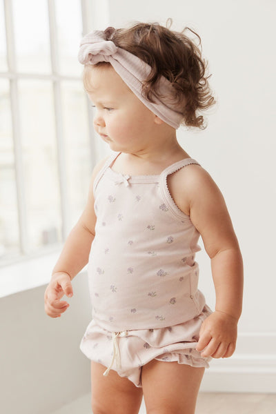 Jamie Kay Singlet - Meredith Violet - Organic Cotton Singlet Jamie Kay 