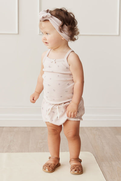 Jamie Kay Singlet - Meredith Violet - Organic Cotton Singlet Jamie Kay 