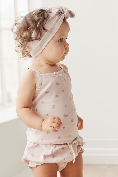 Jamie Kay Singlet - Meredith Violet - Organic Cotton Singlet Jamie Kay 