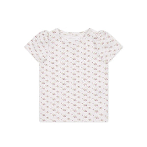 Jamie Kay Tasha Top - Rose Floral Pink - Organic Cotton