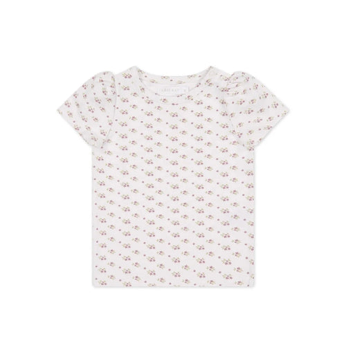 Jamie Kay Tasha Top - Rose Floral Pink - Organic Cotton