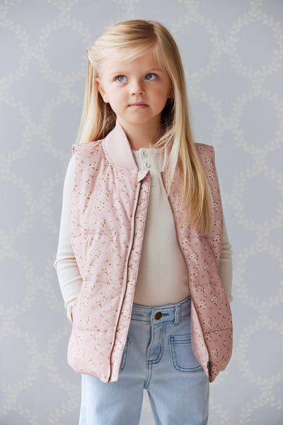 Jamie Kay Taylor Vest - Lulu Bloom Powder Pink Vest Jamie Kay 