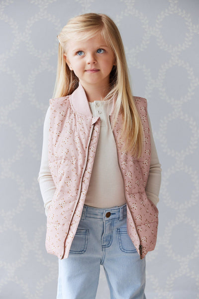 Jamie Kay Taylor Vest - Lulu Bloom Powder Pink Vest Jamie Kay 