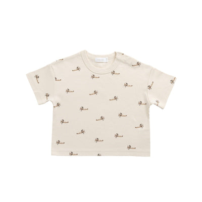 Jamie Kay Wesley Tee - Fly High Vanilla Cream - Pima Cotton Short Sleeve Top Jamie Kay 