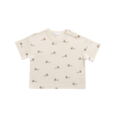 Jamie Kay Wesley Tee - Fly High Vanilla Cream - Pima Cotton Short Sleeve Top Jamie Kay 