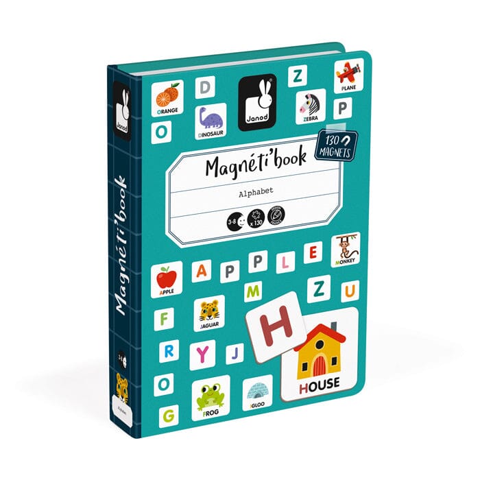 Janod Alphabet Magnetic book Magnetic Play Janod 