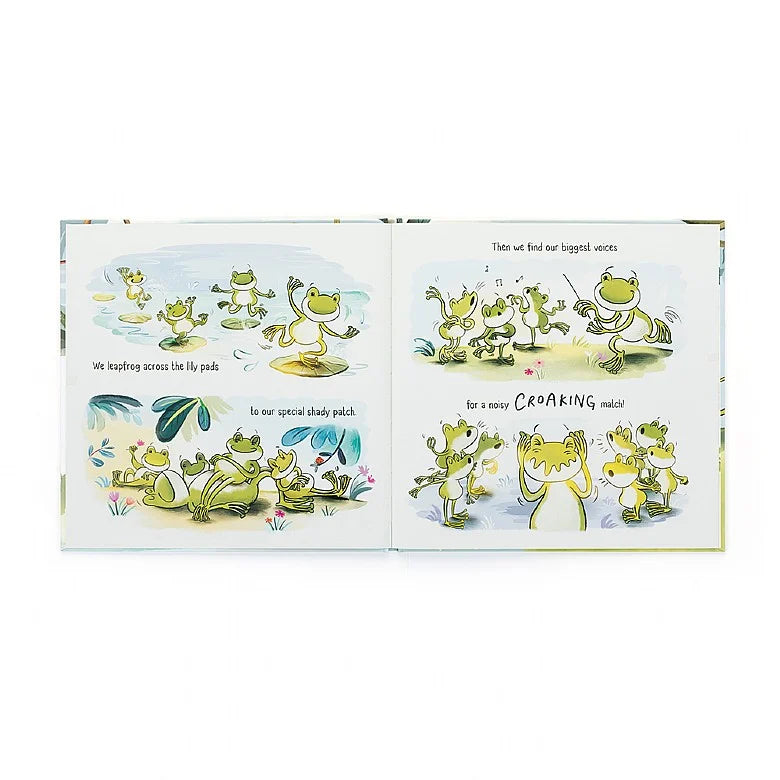 Jellycat A Fantastic Day for Finnegan Frog Book Books Jellycat 