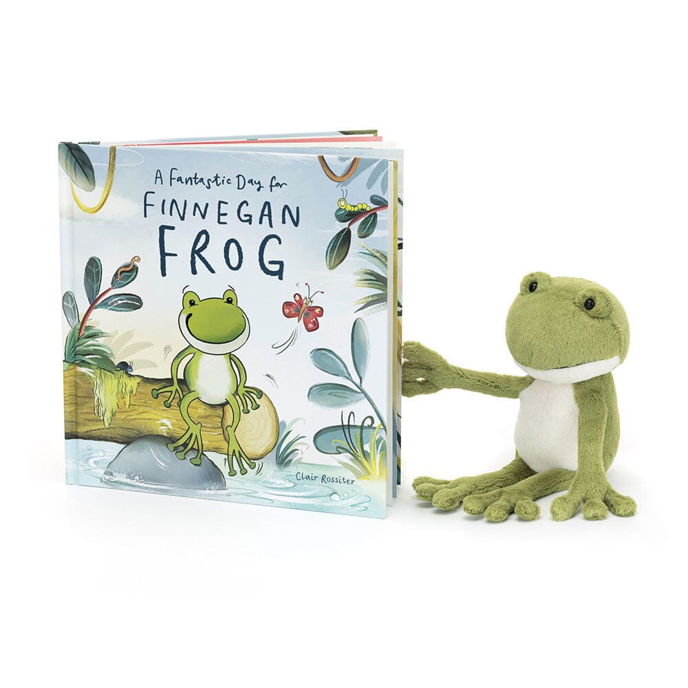 Jellycat - A Fantastic Day for Finnegan Frog & Finnegan Frog Bundle Bundle Jellycat 