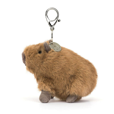 Jellycat Amuseable - Clyde Capybara Bag Charm Soft Toy Jellycat 