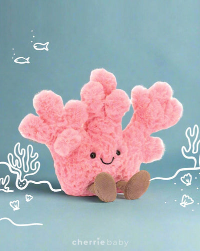 Jellycat Amuseable - Coral Soft Toy Jellycat 