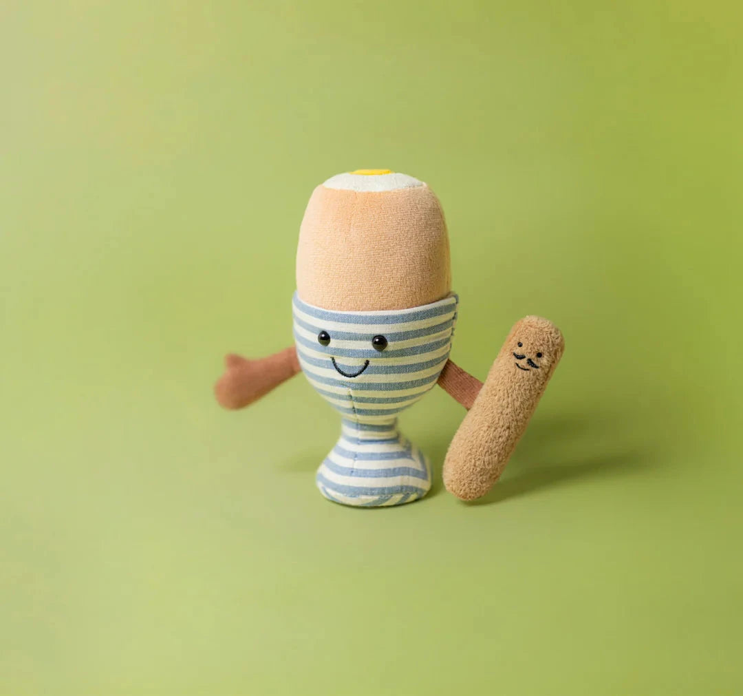 Jellycat Amuseable - Eggetha Egg and Lance Soldier Soft Toy Jellycat 