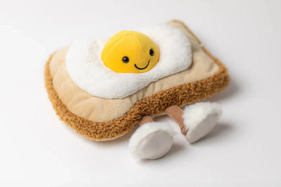 Jellycat Amuseable - Egglantine Egg on Toast Soft Toy Jellycat 